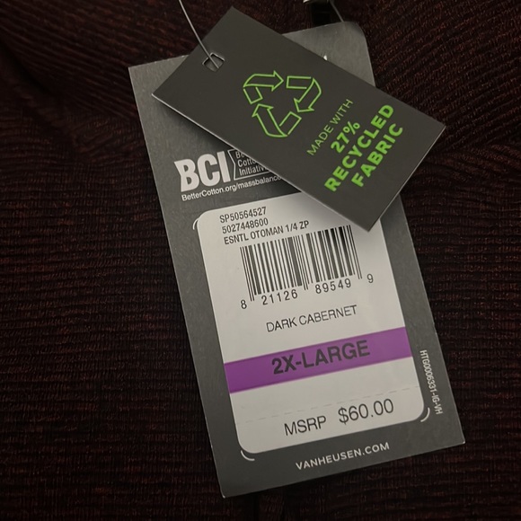 VAN HEUSEN GOLF NWT Mens regular fit golf/performance jacket Sz XXL - Picture 3 of 6